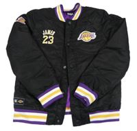 Černá baseballová zateplená bunda - Lakers Primark