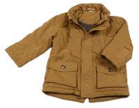 Medová šusťáková zateplená bunda H&M