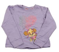 Lila mikina so Skye Nickelodeon