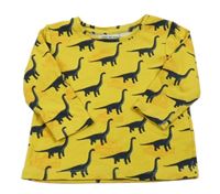 Žluté pyžamové triko s dinosaury - Jurský svět