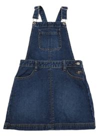 Tmavomodré riflové laclové šaty Matalan