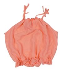 Neónově lososový voľné ý top River Island