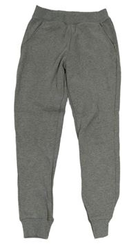 Sivé melírované tepláky Decathlon