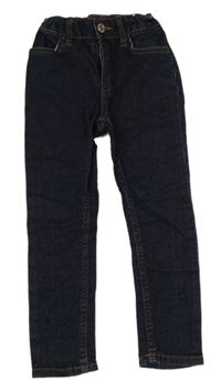 Tmavomodré skinny fit rifle H&M