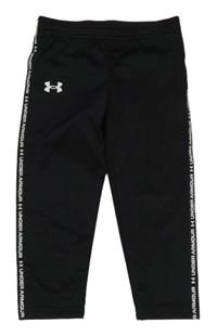 Černé funkční sportovní kalhoty s logem Under Armour
