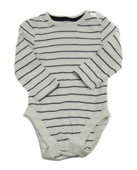 Bílo-černé pruhované body George 