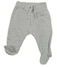 Bílo-černé pruhované polodupky George