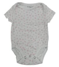 Bielo-svetloružové srdiečkované body Sinsay