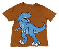 Medové tričko s dinosaurom H&M