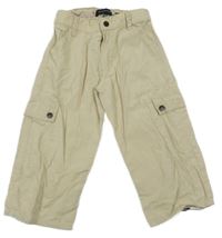 Béžové plátěné cargo kalhoty Burberry