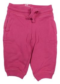 Ružové tepláky H&M