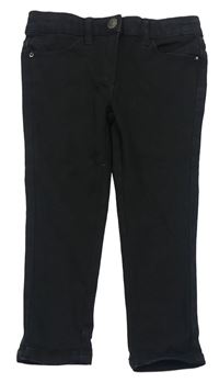 Černé skinny teplákové rifle Matalan