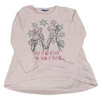 Světlerůžová tunika s Frozen Disney
