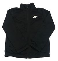 Černá propínací sportovní mikina s logem Nike