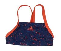 Tmavomodro-jahodová skrvnitá plavková lambáda Adidas