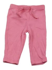 Ružové rebrované tepláky PRIMARK