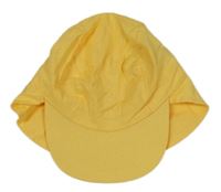 Tmavožlutá plátěná kšiltovka lupilu