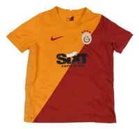 Tmavooranžovo/červený funkční fotbalový dres so znakom a číslom Nike