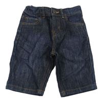 Tmavomodré riflové straight kraťasy Denim Co.