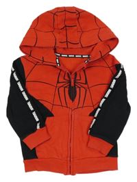 Červeno-čierna prepínaci mikina s kapucí - Spiderman zn. George
