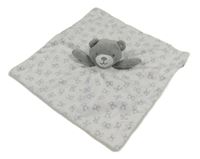 Bílý plyšový usínáček s medvědem Nutmeg