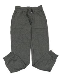 Tmavošedé melírované tepláky