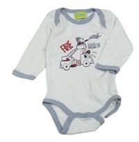 Bílé body s hasičským autem Impidimpi