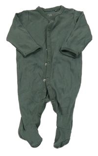 Tmavokhaki overal C&A