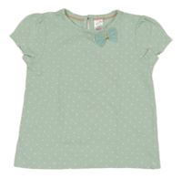 Mátové tričko s hviezdami a mašlou C&A