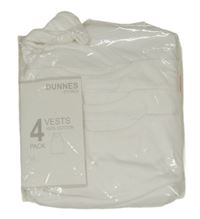 Nové - 4x bílé tílko Dunnes