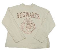 Svetlobéžové tričko s erbem - Harry Potter H&M