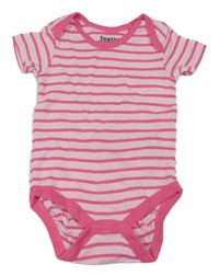 Ružovo-tmavoružové pruhované body Lupilu