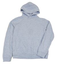 Svetlomodrá melírovaná mikina s kapucňou H&M
