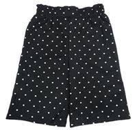 Čierne ľahké bodkovaná é kraťasy zn. Primark