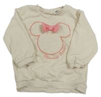 Smotanová mikina s Minnie zn. H&M