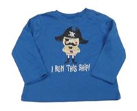 Modré tričko s pirátem F&F