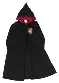Nové - Kostým - Černý plášť s erbem a kapucí - Gryffindor - Harry Potter 