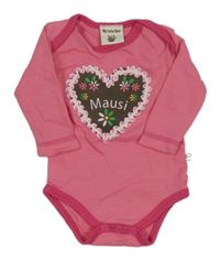 Růžové body se srdíčkem 