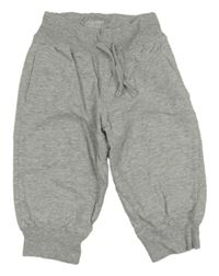 Sivé melírované tepláky H&M