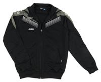 Čierna športová funkčná prepínaci mikina s logom jako