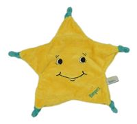 Žltý plyšový usínáček - hviezda