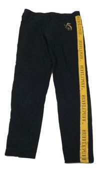 Čierne legíny s okrovým pruhem - Harry Potter M&S