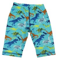 Modré vzorované UV kalhoty s dinosaury Lily & Dan