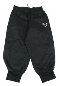 Čierne športové crop nohavice s logom Nike
