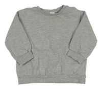 Sivá melírovaná mikina H&M