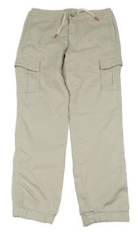 Béžové cuff cargo nohavice US. POLO ASSN.