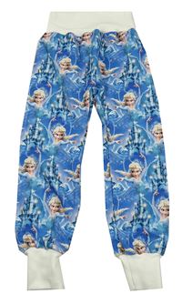 Modro-bílé tepláky s Elsou 