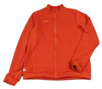 Červená propínací funkční mikina Kipsta 