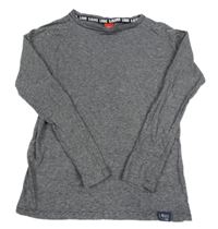 Čierno-biele pruhované trblietavé tričko S. Oliver