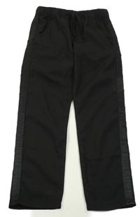 Čierne ľahké nohavice H&M